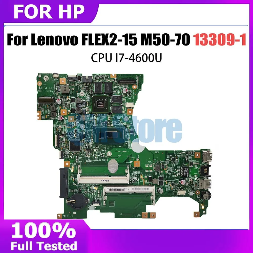 

13309-1 448.00T04.0011 Notebook Mainboard For Lenovo FLEX2-15 M50-70 Laptop Motherboard With i7-4600U V2G DDR3 test work