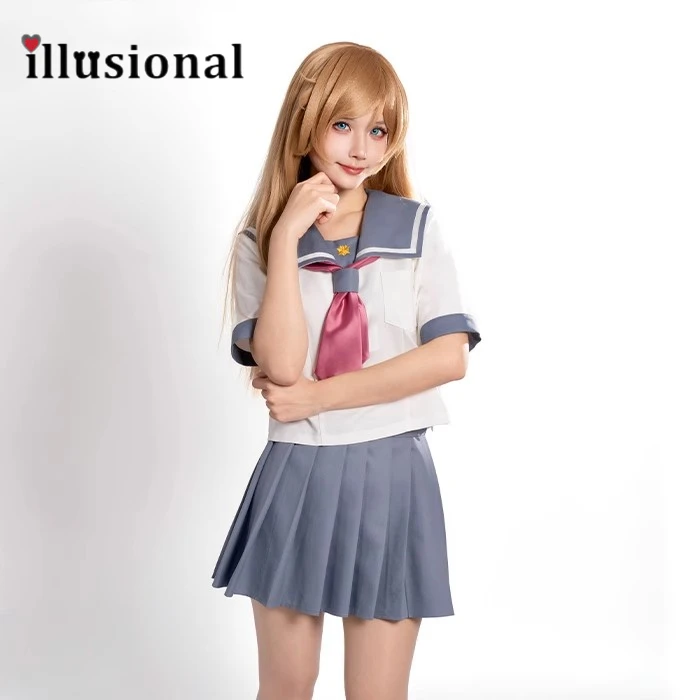 

illusional My Little Sister Can't Be This Cute! Kousaka kirino Cosplay Costume School Uniform jk shirt skirt Anime