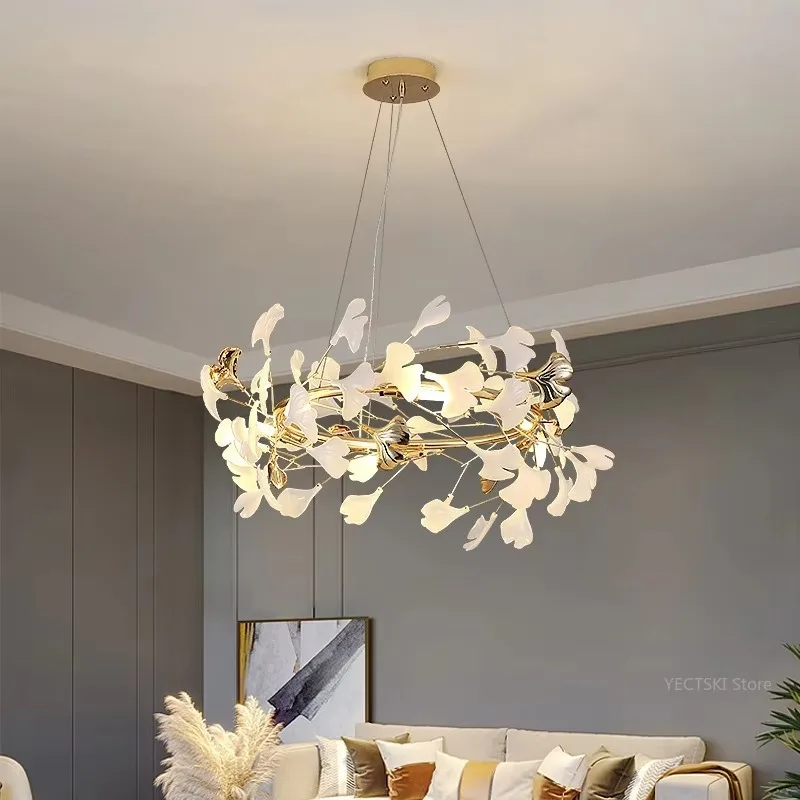 GHJUYIOL GHJUYIOL Living room pendant light Nordic creative light luxury restaurant light postmodern minimalist master bedroom r