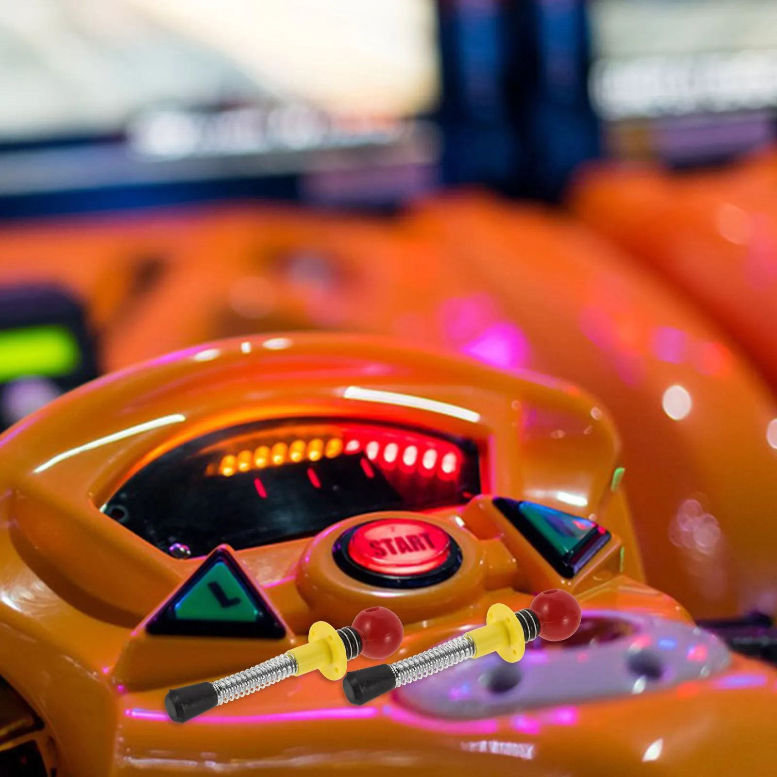 Ball Shooter for Pinball Machine Loaded Spring Rod Handle Game Machine Accessory Versatile Compatibility Smooth Launch