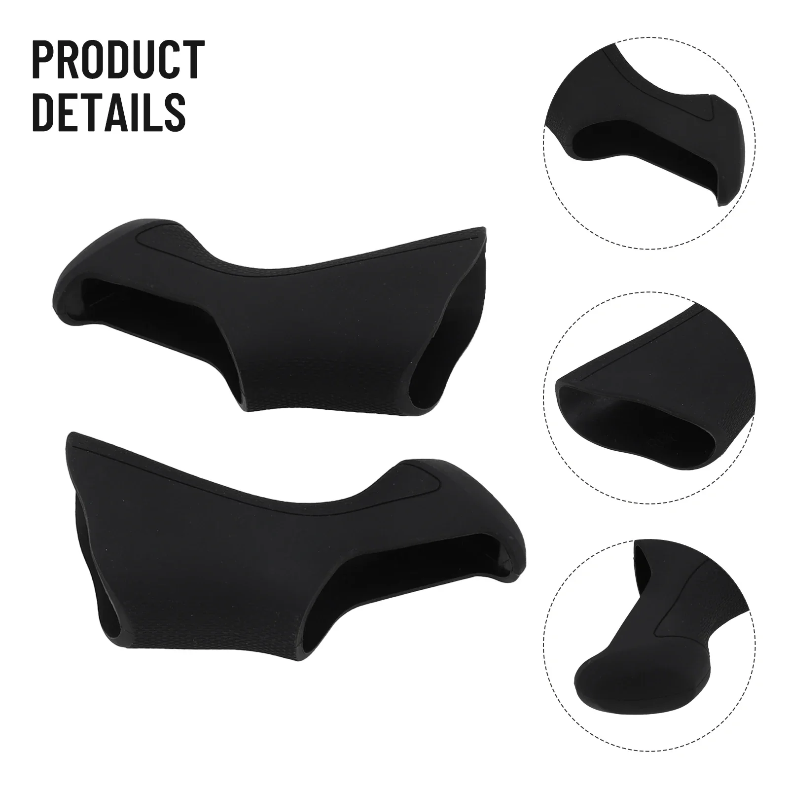 Road Bike Brake Gear Shift Covers Rubber Bike Handle Sleeves Protector For Shimano For Ultegra Di2 ST-6870 Cycling Accessories