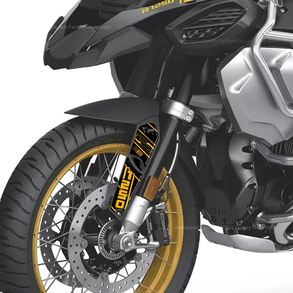 BMW R1250GS R 1250 GS 어드벤처 트로피 2019 2020 2021 2021 2022 2023 3D 젤 스티커 프론트 펜더 데칼 데칼 액세서리