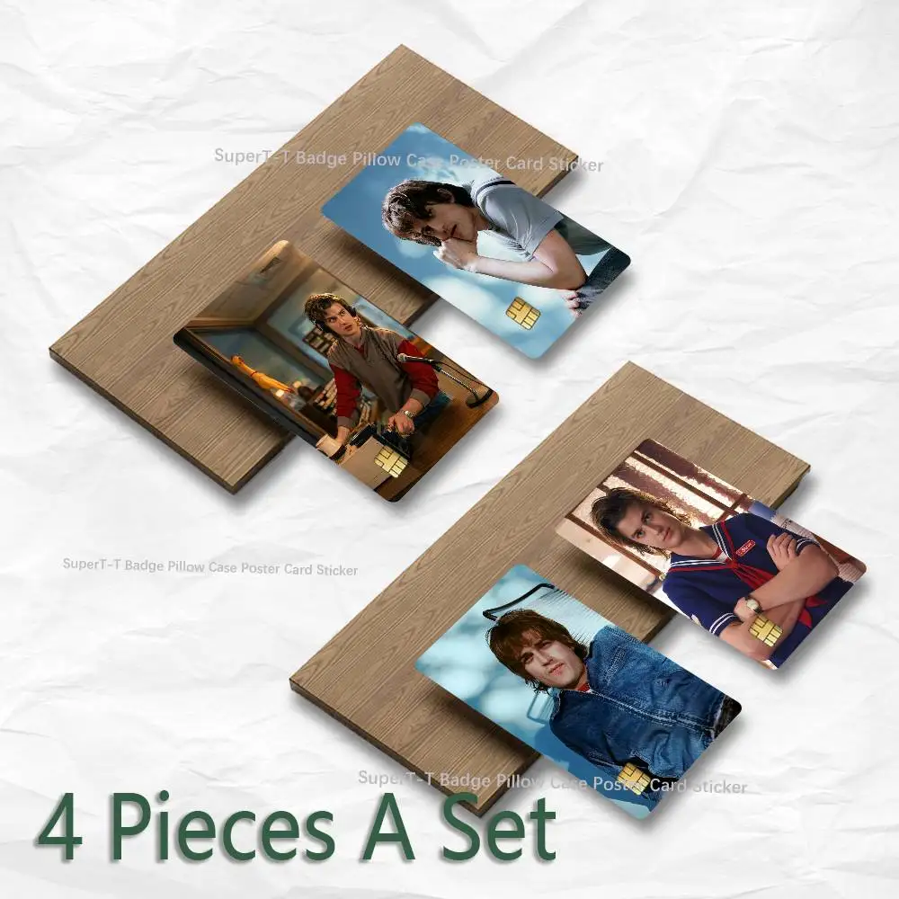 J-Joe Keery Djo Steve Credit Card Skin Stickers for VISA JCB Mastercard and Other IC Bank Card Decoration Protect
