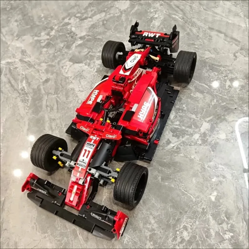 City Technical Formula Cars F1 Building Blocks Super Speed Racing Vehicle Model Bricks Toys For Kids Boys Christmas Gifts