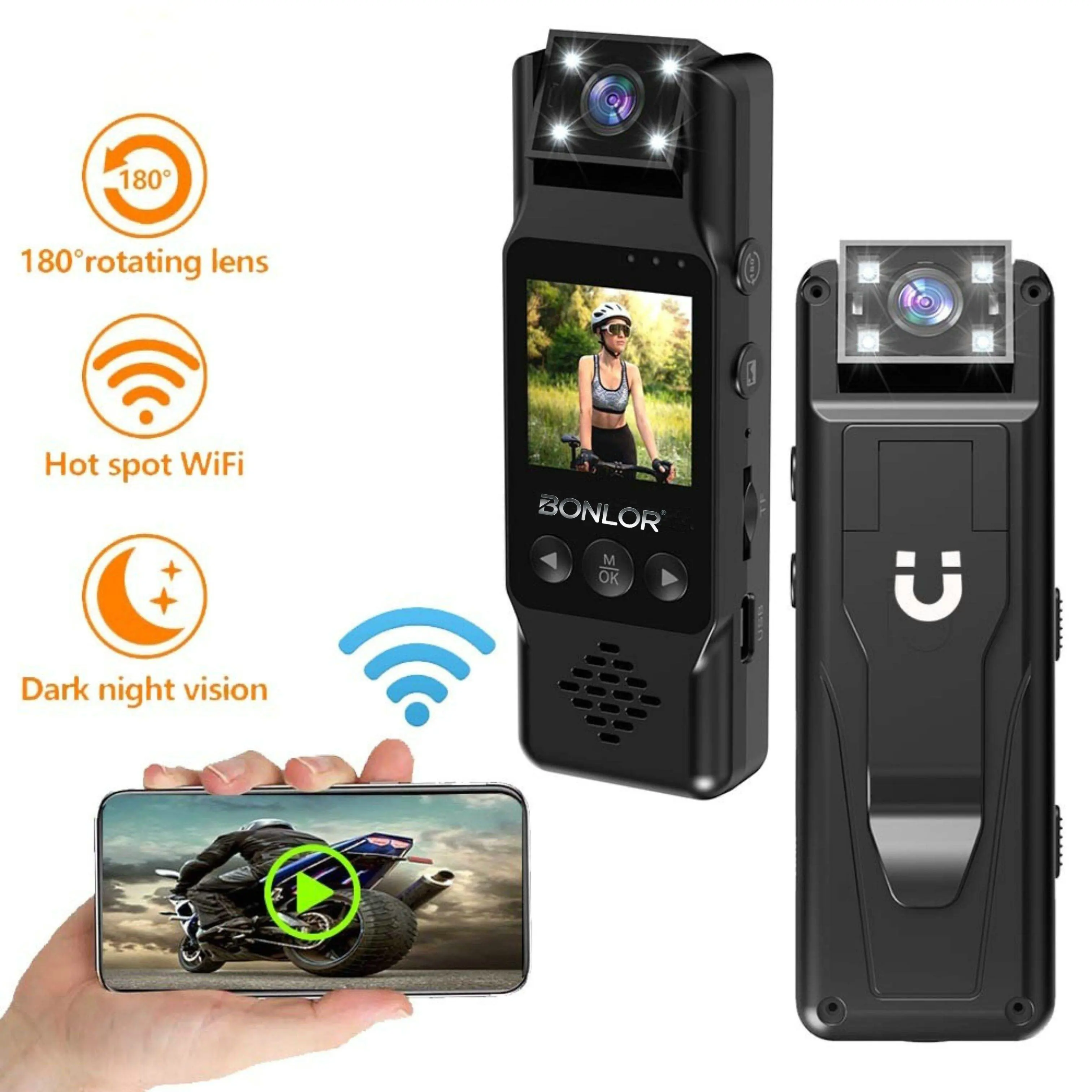 4K 1080P HD Wifi Mini Camera Motion detection Camera Portable Digital Video Recorder Worn Body Cam Night Vision DVR