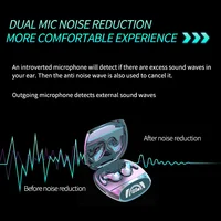 Mini sommeil écouteurs invisibles minuscules écouteurs cachés Bluetooth 5.3 écouteurs suppression du bruit sport stéréo TWS casques sans fil 5