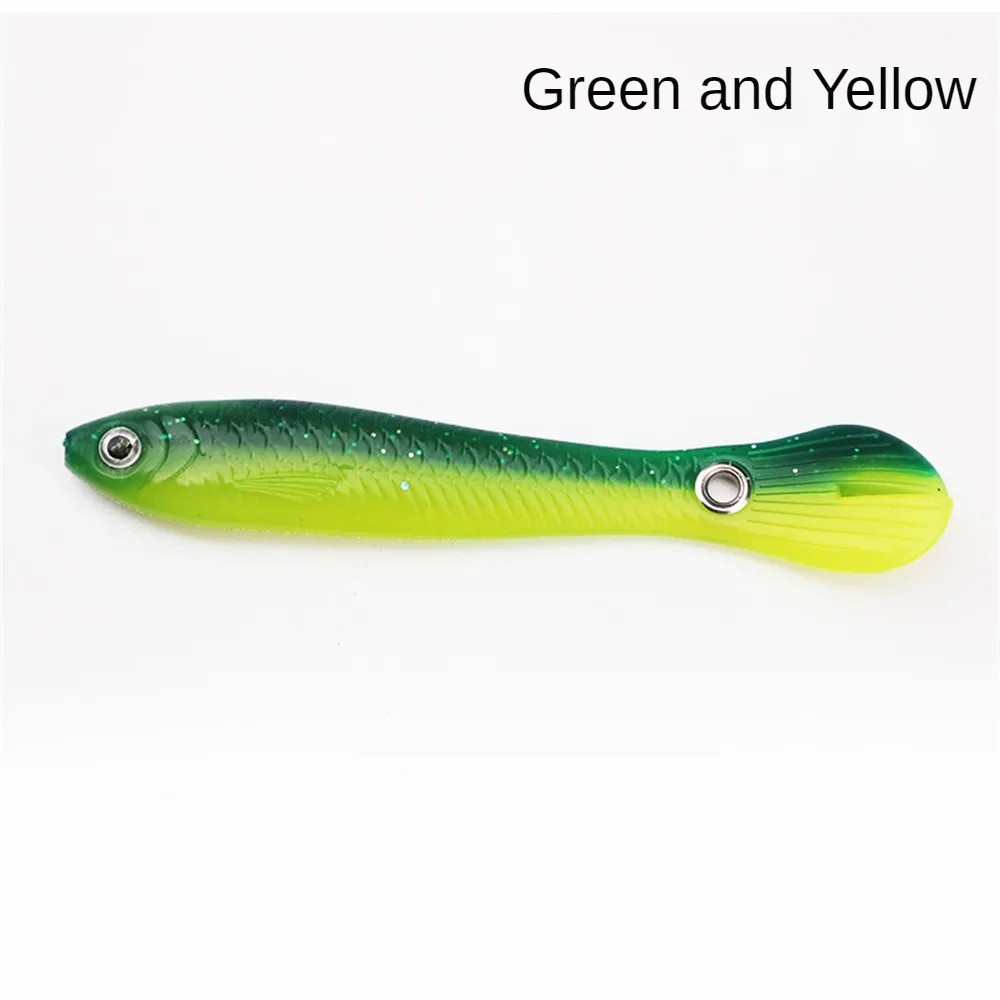 إغراء صيد إلكتروني ناعم ، أشياء واقعية ، إكسسوار سباحة ، طعم باس ، 10 من 1 إلى 10