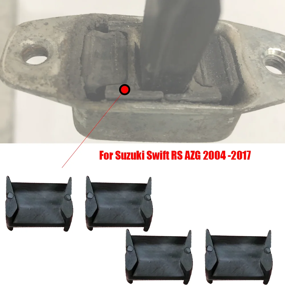 4X For 2 Door Car Door Check Strap Repair Kit Stopper Damping Clip For Suzuki Swift RS AZG 2004 2005 2006 2007 2008  - 2017 new