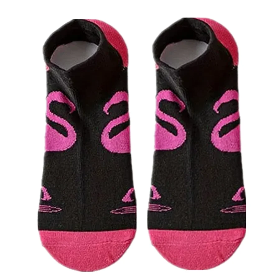 Flamingo Novelty Happy Men Women Crew Short Socks Street Style Designer Hip Hop Funny Socks for Basketball Skateboard
