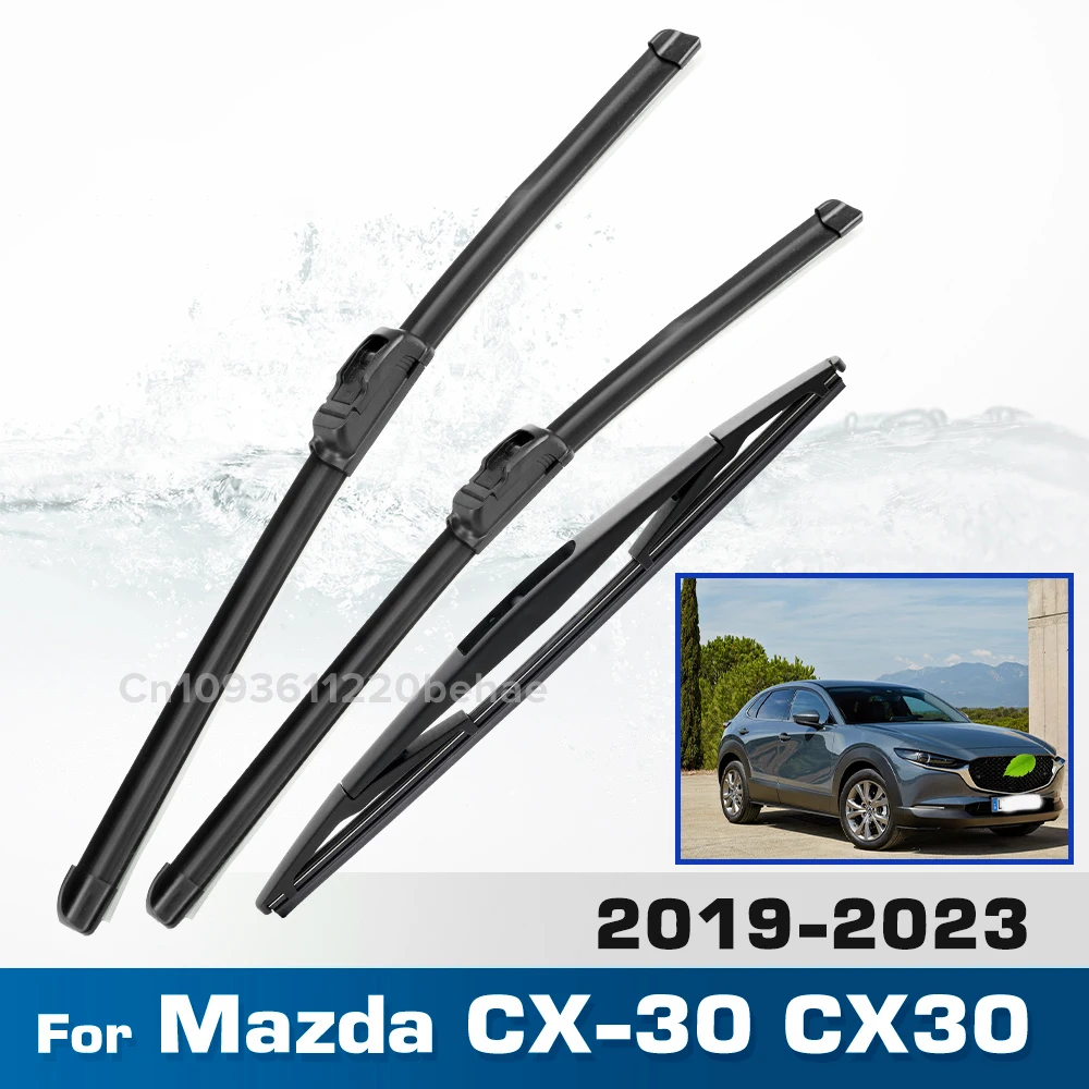 

Wiper Front & Rear Wiper Blades Set For Mazda CX-30 CX30 2019 - 2023 Windshield Windscreen Window Brushes 26"16"14"