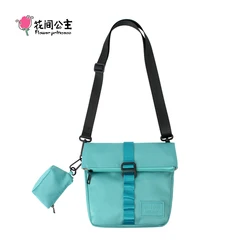 Flower Princess Unique Journey Women's Bag Original Folding Nylon Light Outdoor Crossbody Casual Fashion Small Phone Bag for Men