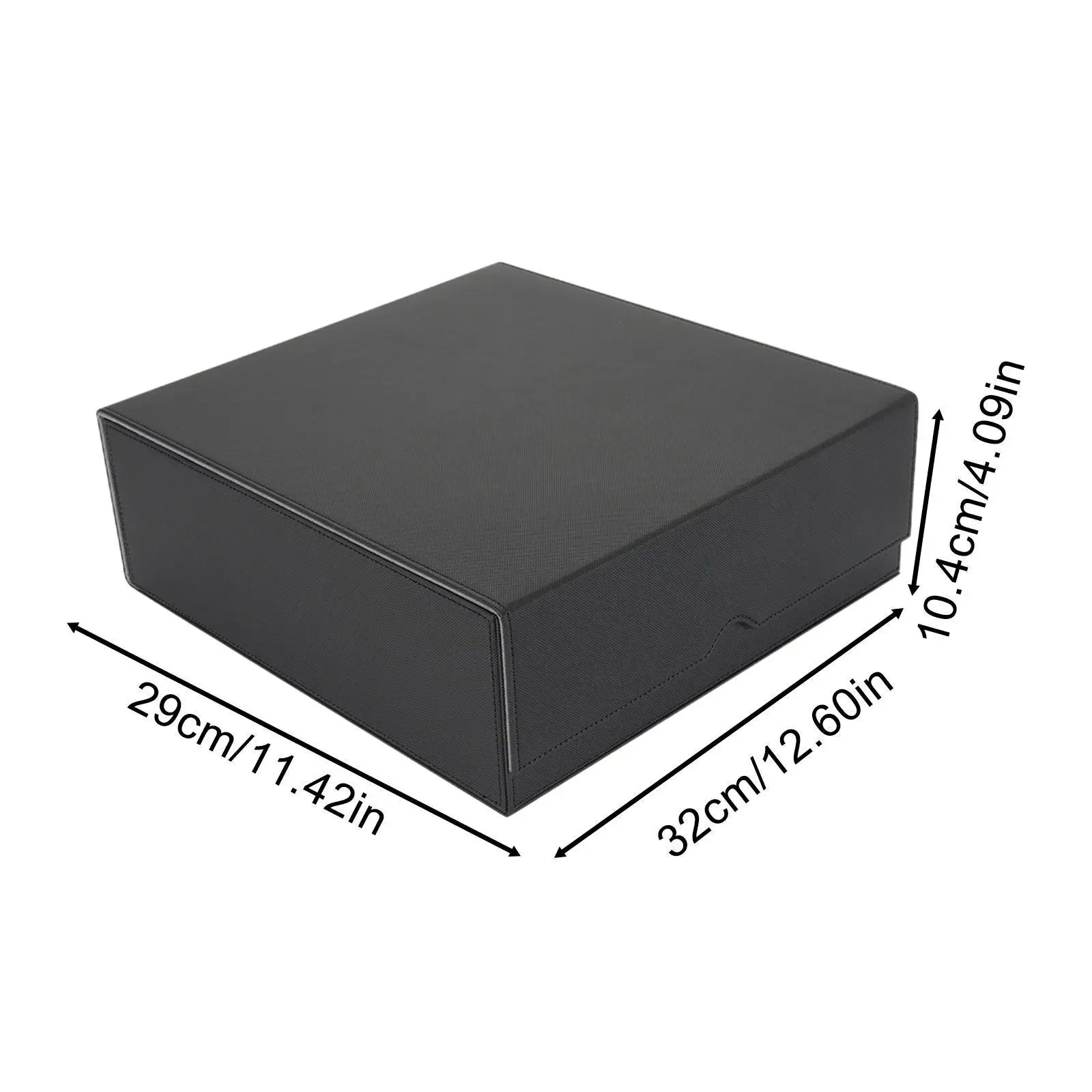 Card Deck Box Can Holds 3000 Cards Practical PU Leather Hockey Cards Container