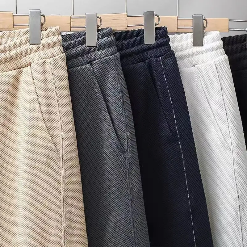 남성 여름 얇은 5점 스포츠 스트레이트 레그 루즈핏 청소년 데일리웨어 캐주얼 야외복 남성 반바지