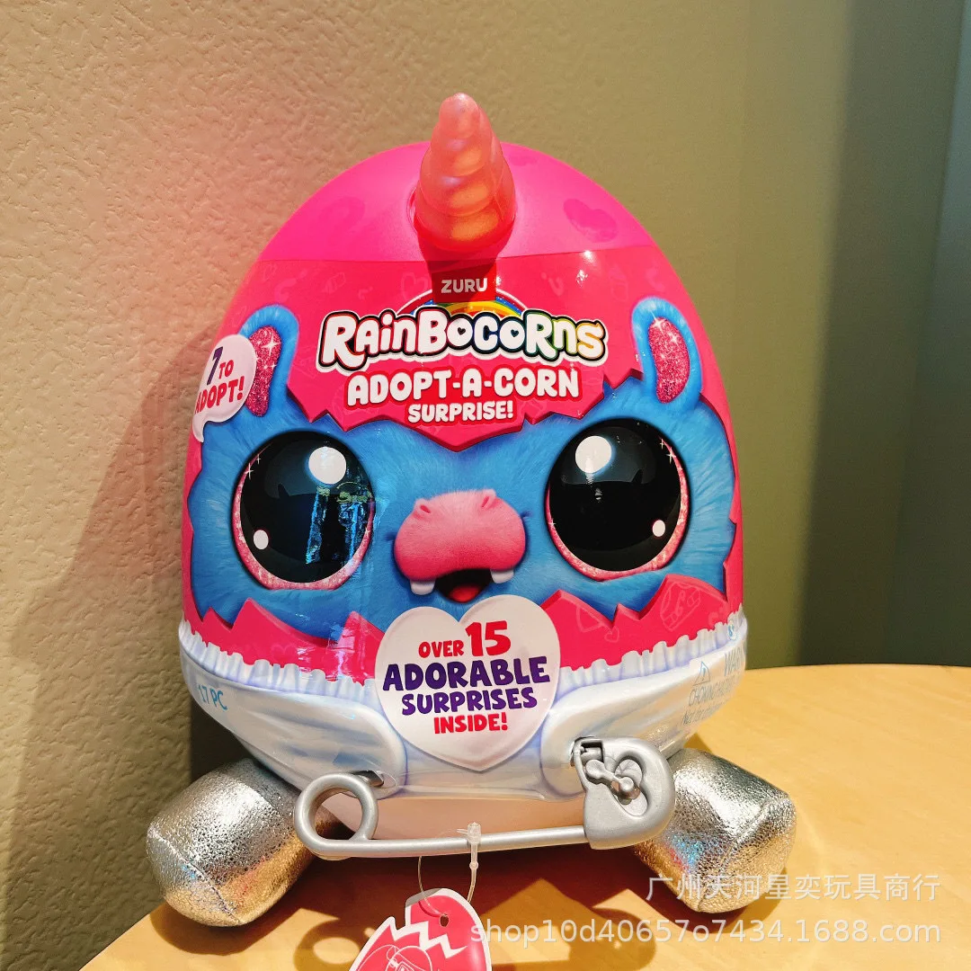 

Новинка! Горячая новинка! Zuru Rainbocorns Adopt A Corn Surprise — волшебное яйцо-сюрприз с единорогом в слепой коробке, более 15 очаровательных сюрпризов для мальчиков и девочек.
