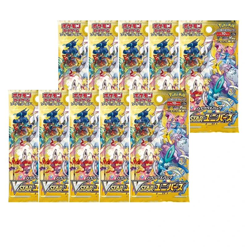 Original Pokemon Card PTCG Japanese Edition Series S12A Gold Bag Anime Game Trading Cards Children Gifts Genuine Board Game Toys