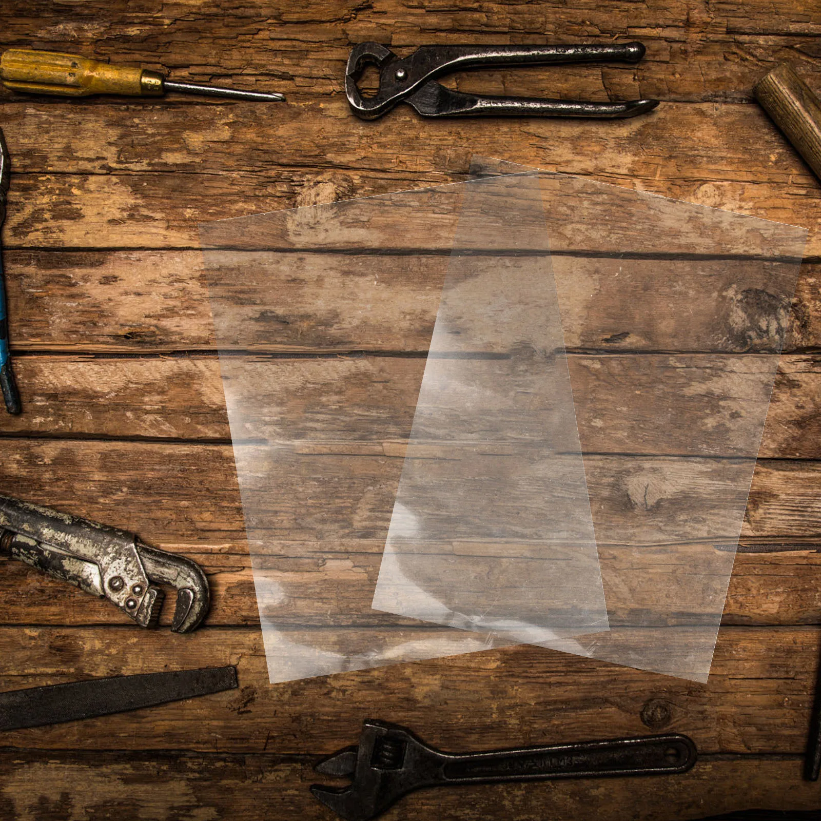 10 Sheets High Transparency Double Sided Adhesive Sheet Clear Strong Tape for DIY Crafts Poster Removable Double Sided Tape