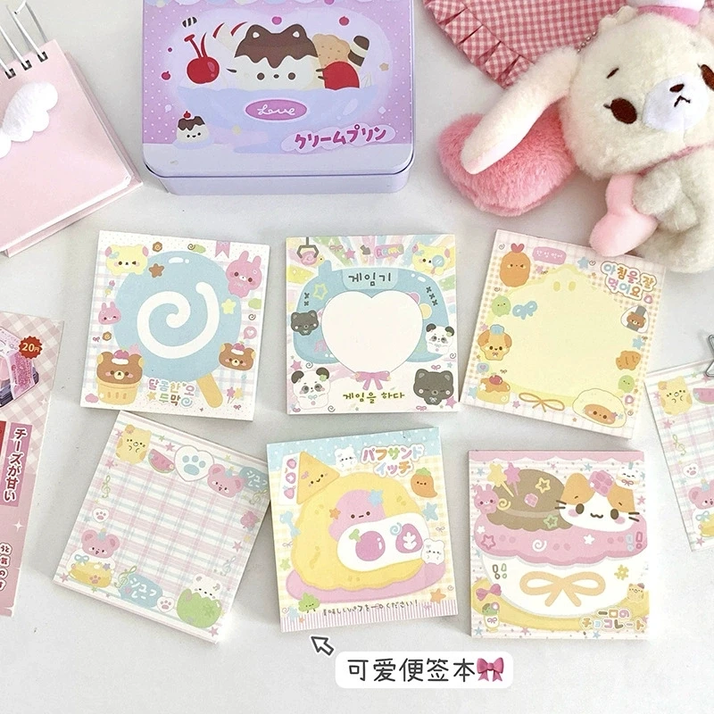 MINKYS 50 Sheets One Piece Kawaii Cartoon Memo Pads Paper To Do List Journal Note Paperlaria DIY Material Stationery