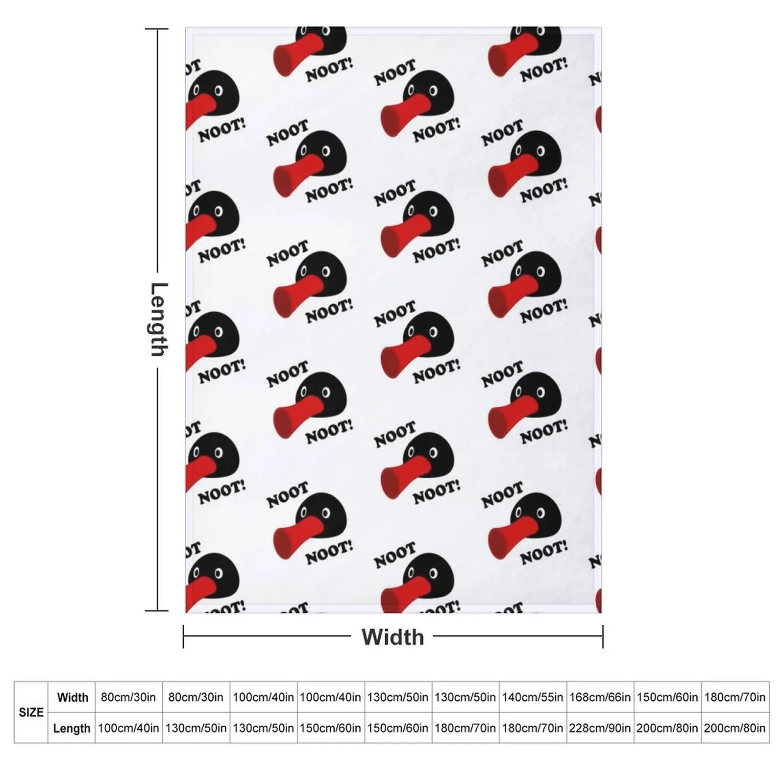 NOOT NOOT! Throw Blanket Summer Blankets Sofas Of Decoration Luxury Polar Blankets