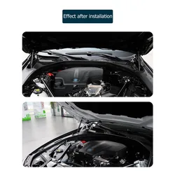 Front Bonnet Hood Gas Spring Strut Car Bonnet Hood Lift Support Front Engine Hood Damper for BMW 5 Series F10 F11 F18 2011-2017