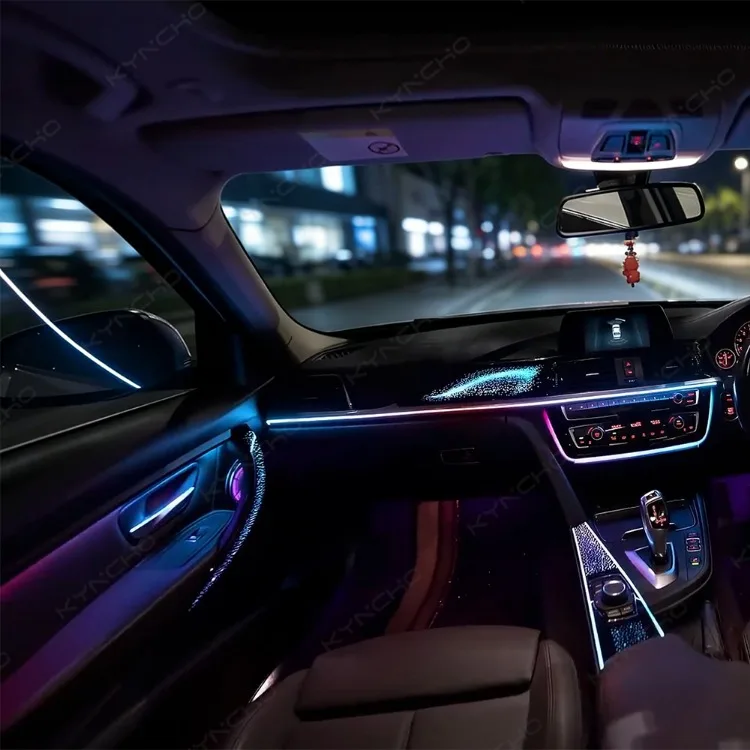 64 Colors LED Car Ambient Light Kit For BMW F32 4 Series Dream color RGB Bluetooth App Control Symphony Auto Interior Lighting