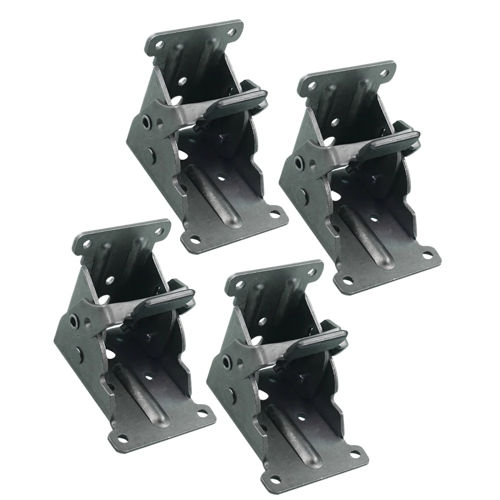 

4pcs Self-Locking Table Leg Hinge Durable Collapsible Support Frame Foldable Furniture Hardware Spring LockBracket