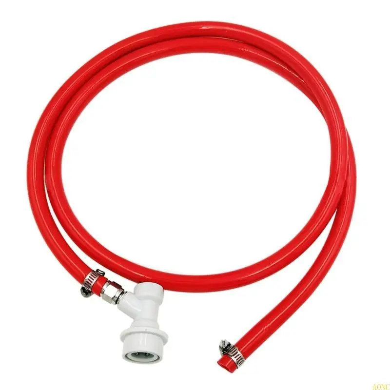 A0NC 잠금 장치 차단 가스 튜브 라인 스테인리스 스틸 탄산 캡 키트 소다 맥주 맥주 애완 동물 병 CO2 조절기 통 탭 탭