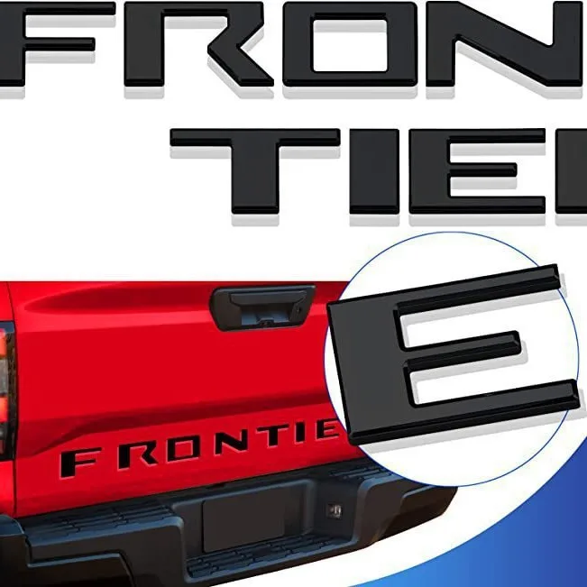 

Suitable for Nissan FRONTIER Tailgate Emblem ABS Pickup Truck Modification Decals, Sunken Emblem, Plastic Decals