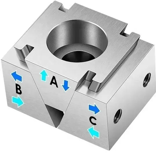 M6 M8 M10 M12 Smooth Jaws Precision Modular Vise Wedge Clamping element Vise MINI OK Vise Wedge Clamps Precision Modular Single