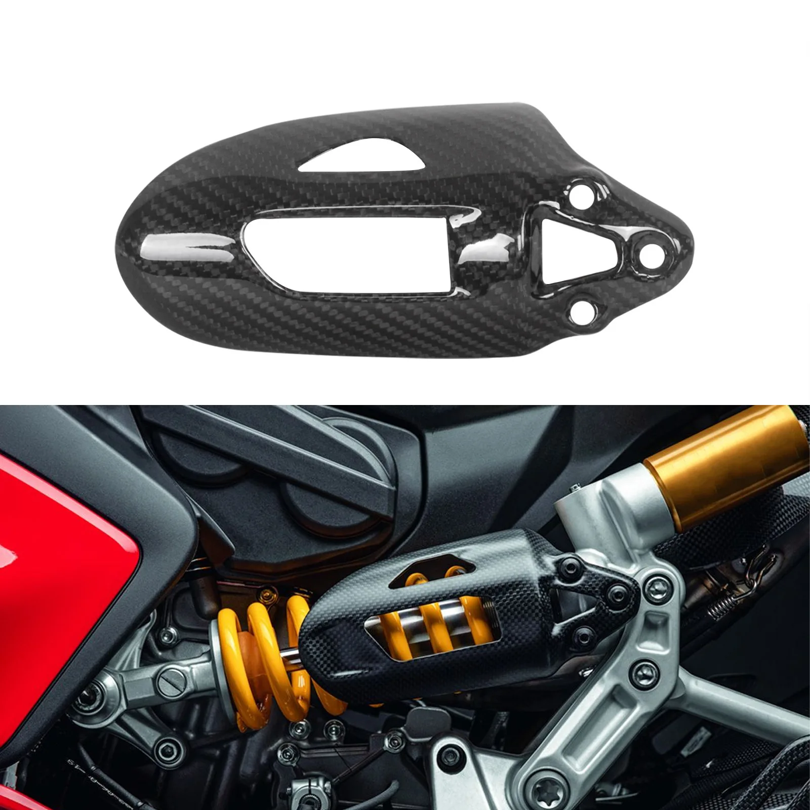 

Для Ducati V2/1199/1299/899, защитный чехол из углеродного волокна, аксессуары для модернизации