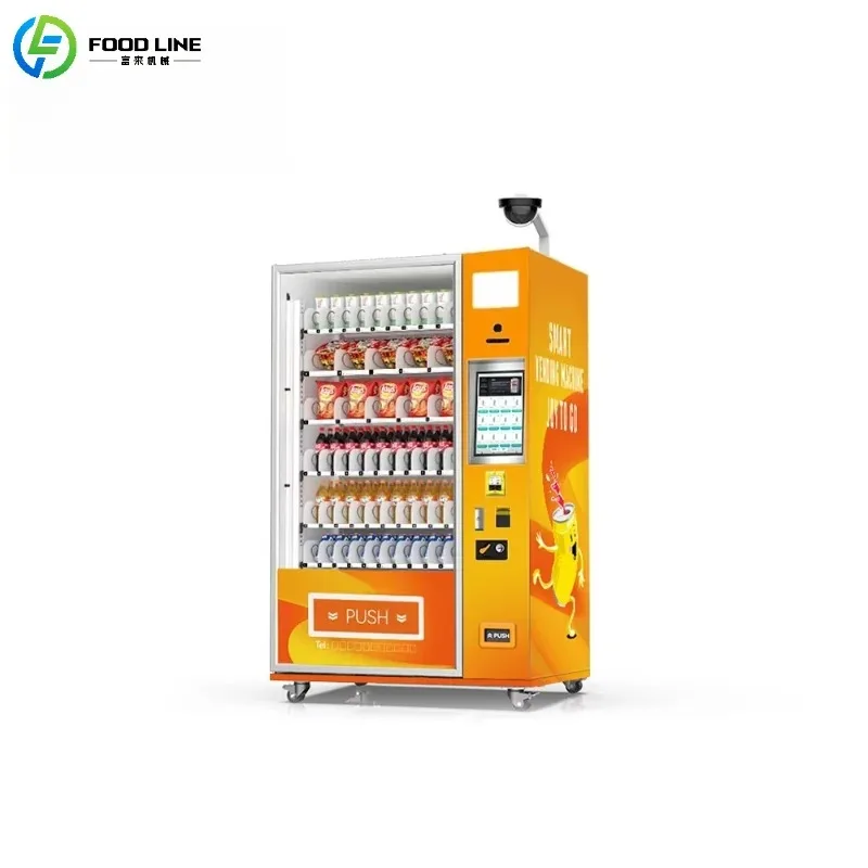 

Customized 24-hour Large Capacity Outdoor Self-service Vending Machine Storage Cabinet Touchscreen Multiple Payment SDK