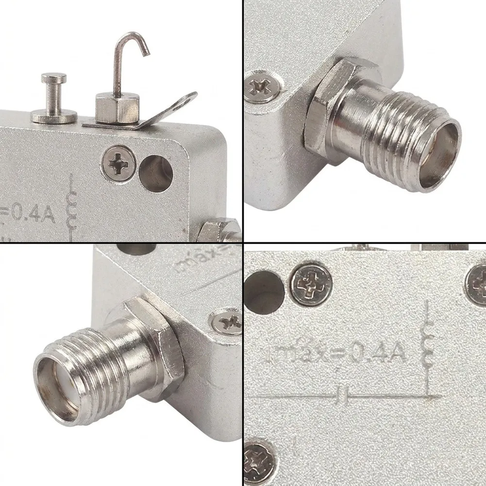 For SMA Bias Tee for RF Testing and Power Feeding 10MHz to 10GHz Operation Range 0.4A Base Current Upgradable to 0.