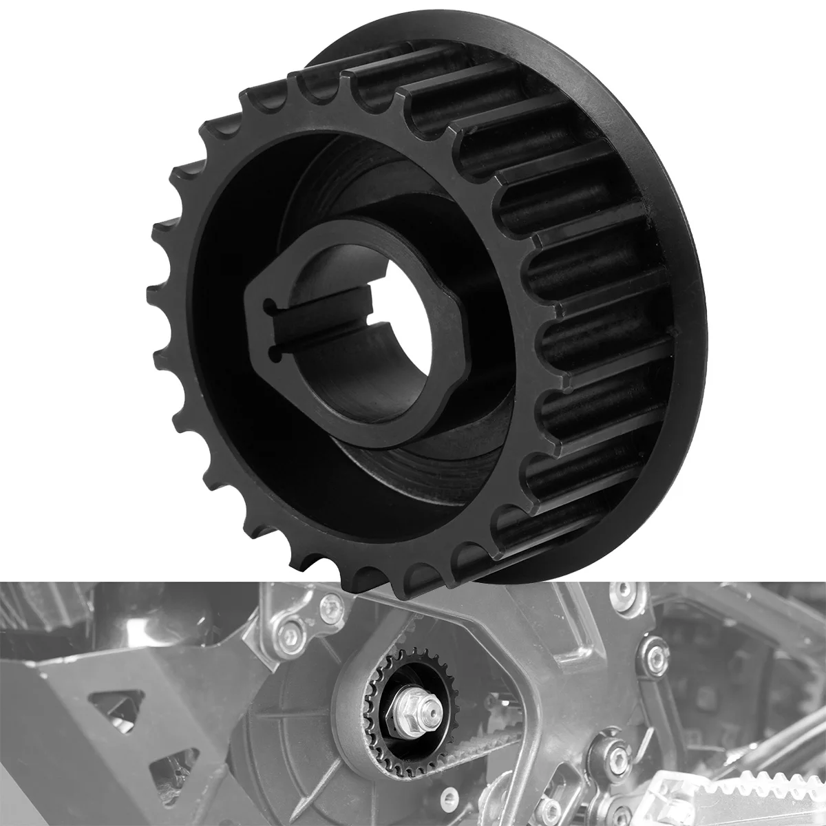 

For Surron Electric Bike 24 Teeth Primary Pulley Reinforced Motor Drive Belt Pulley CNC For 2025 2024 2023 Surron Light Bee X S