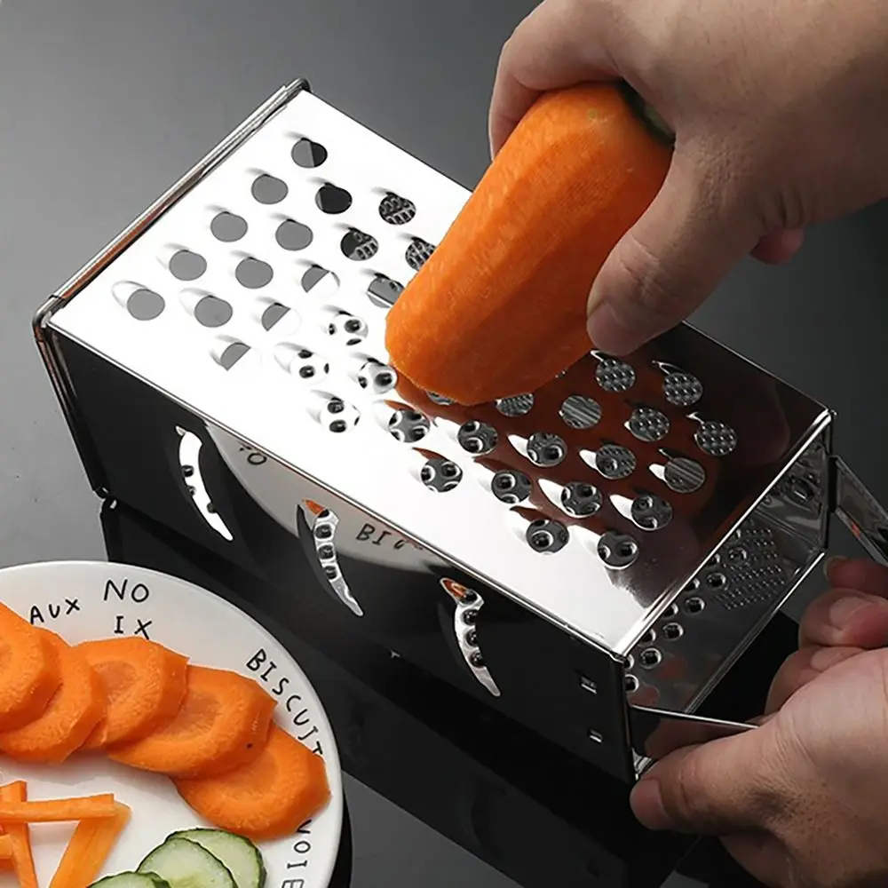Convenient 4 In 1 Stainless Steel Grater Cooking Utensils Multifunctional Four-Sided Shredders Fruit Vegetable Cutter Fruit 2