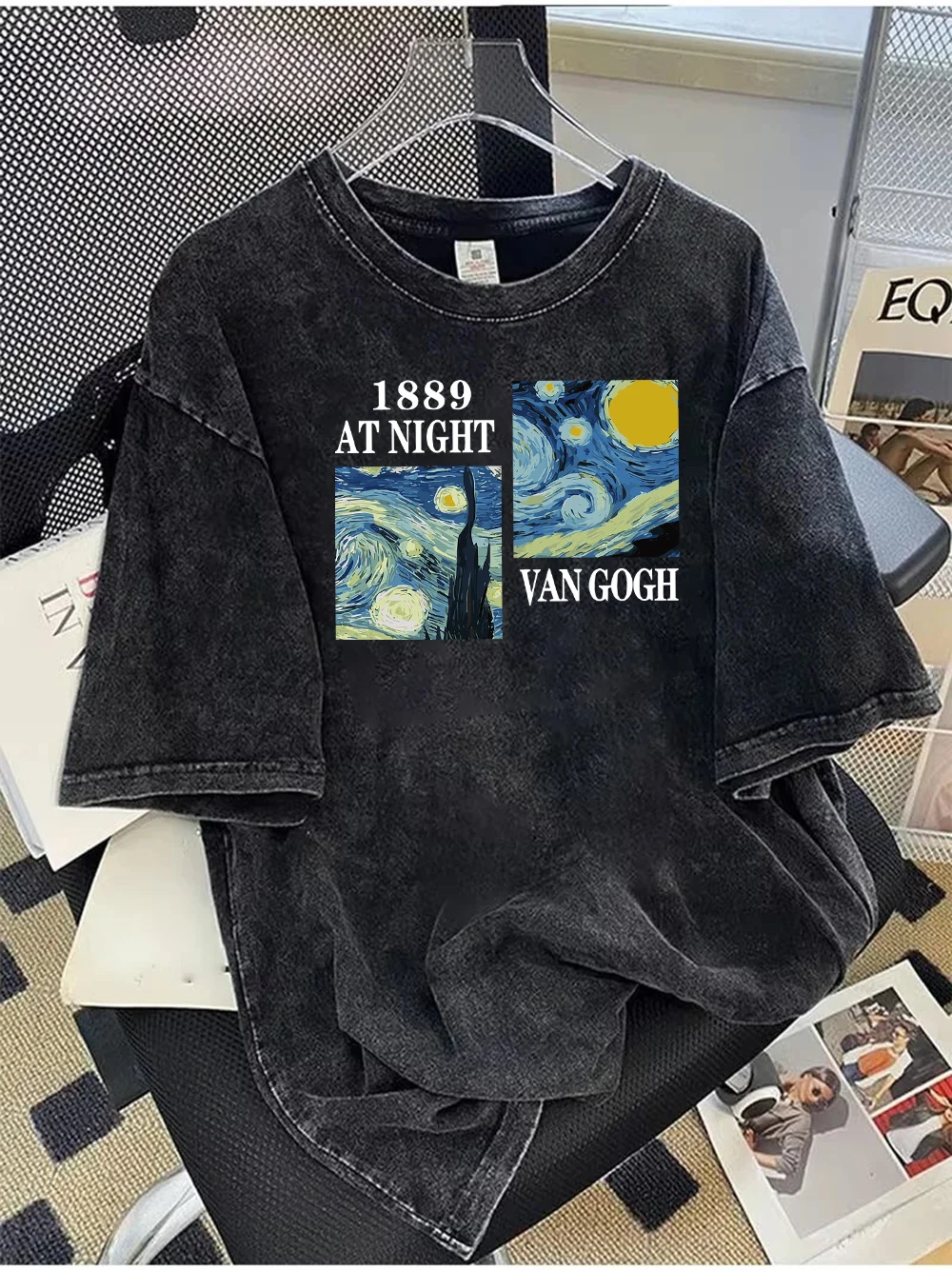 Harajuku Sunset Mountain Range Prints Men T-Shirt Cotton Summer Soft Short Sleeve Tops Oversized O-Neck T Shirt Casual Clothes