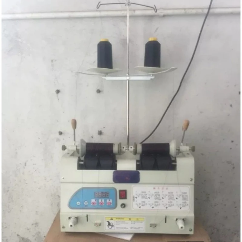 Automatic Thread Winder Rewinder Machine, Computer‑Controlled Threading Equipment for Embroidery & Garment Factory