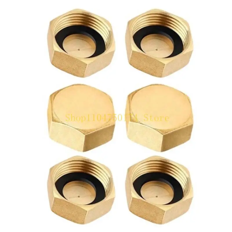 Heavy Duty Brass Threaded Plug 1/2Inch Internal Pipe Cap For Faucet Extensions Plumbing Connection And Leak Prevention top sale