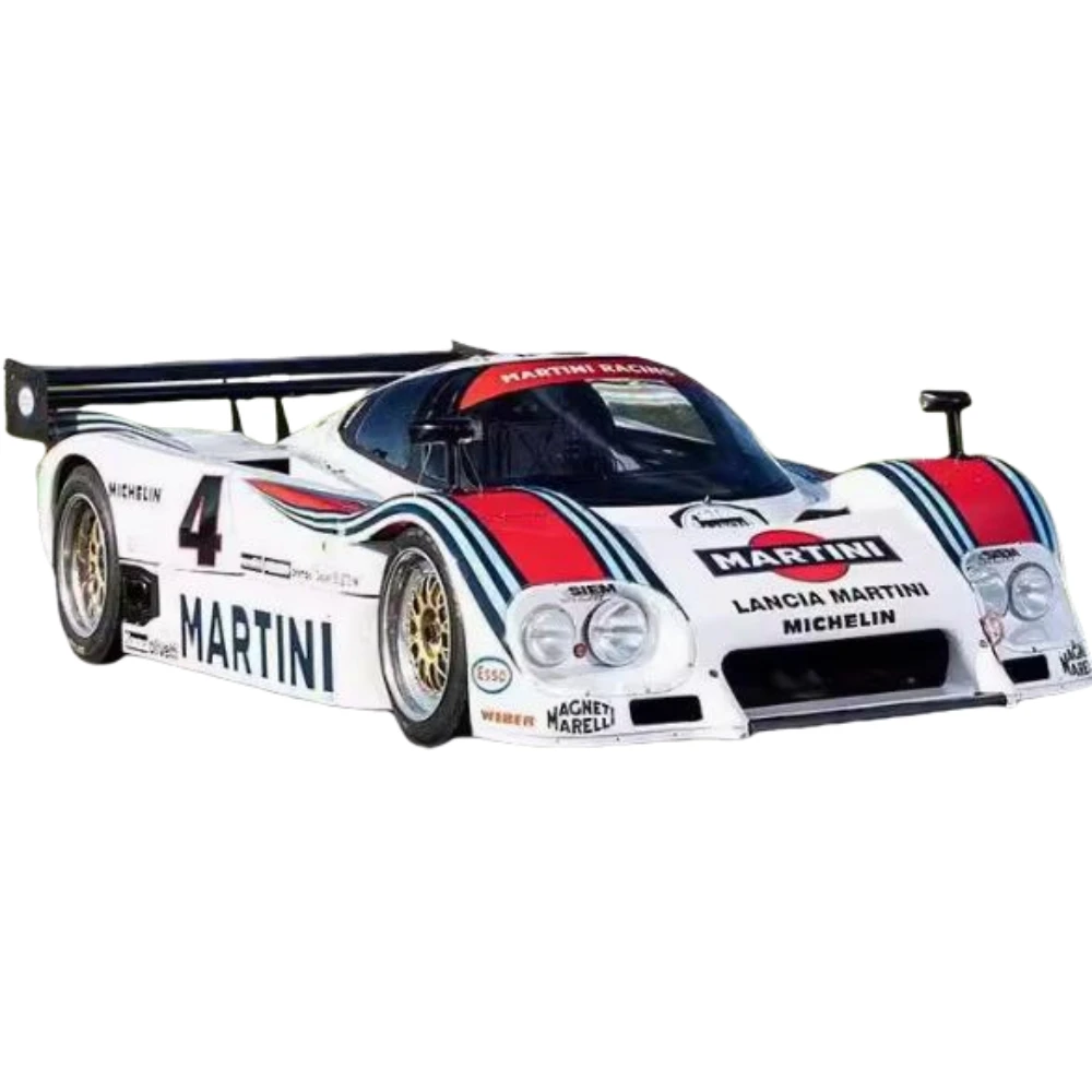 1/10 Lancia LC2 Lexan Body W/Rear Wing + Mirrors and Light Buckles fit Tamiya TT01/TT02 MST FMX 257mm Wheelbase