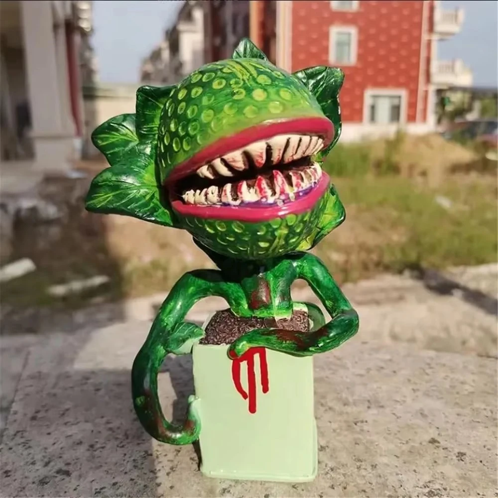 زهرة البيرانا طبق الاصل الفيلم الدعامة ساحة الراتنج الحلي متجر صغير من الرعب هالوين الديكور الديكور في الهواء الطلق #1