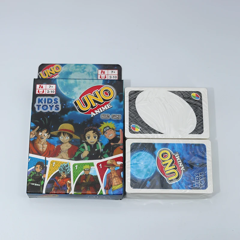 Juego de cartas de One Piece para niños, juego de mesa de Anime, Naruto, Dragon Ball, entretenimiento familiar divertido, póker, juguetes, regalos