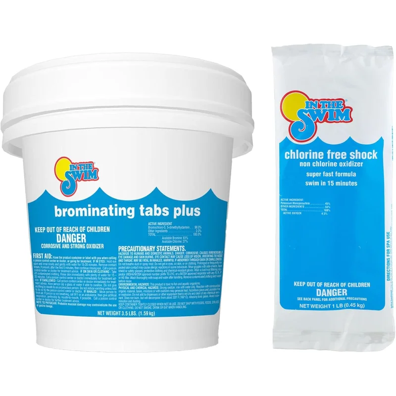 In The Swim Chlorine-Free Pool Shock - Quick Dissolving, Fast-Acting, Shock-Oxidizer for Swimming Pools, Spas