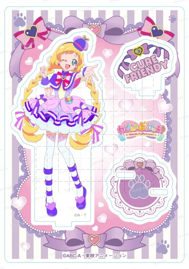 لعبة علاج ليليان Nyammy رائعة ودية الاكريليك حامل دمية أنيمي ايروها كوموجي نموذج لجسم لوحة تأثيري لعبة للهدايا #6