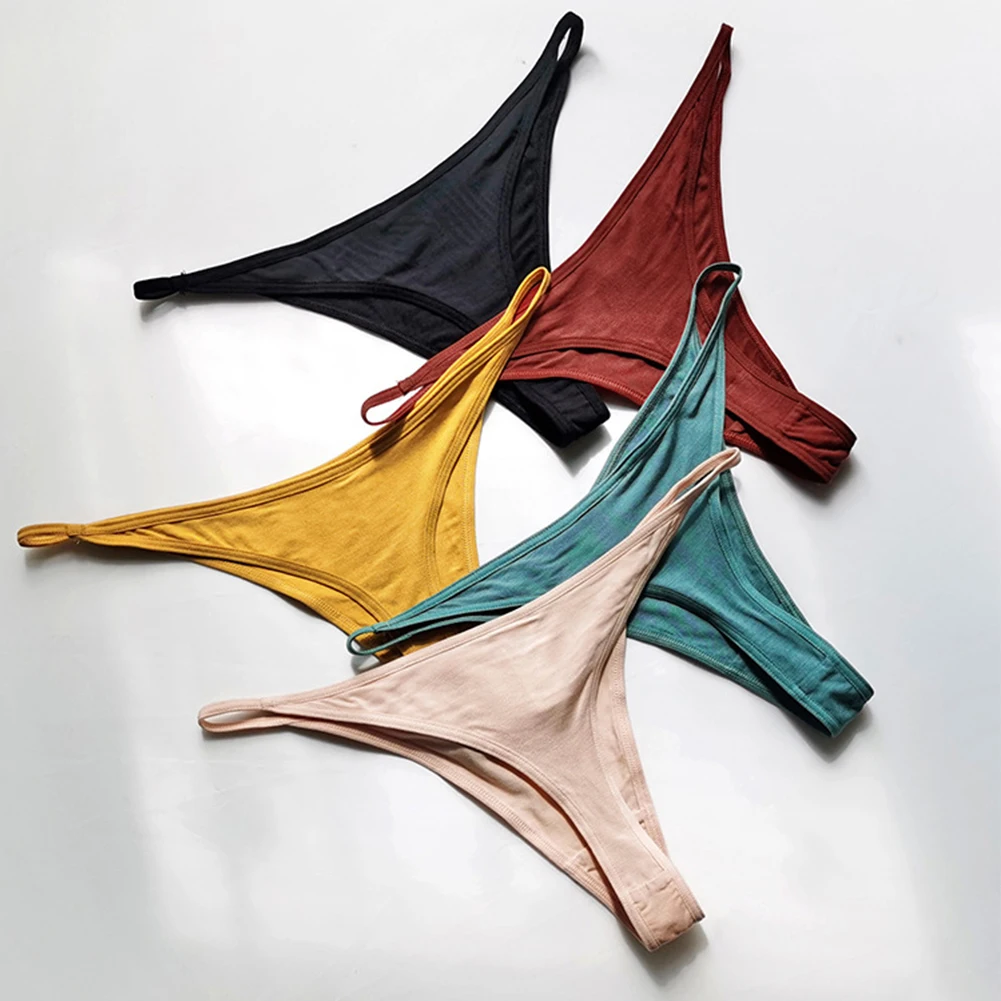 

Intimate Briefs Womens G-String Thongs Elasticity Slight Stretch Suitable For All Seasons 92 Modal 8 Spandex Brand New