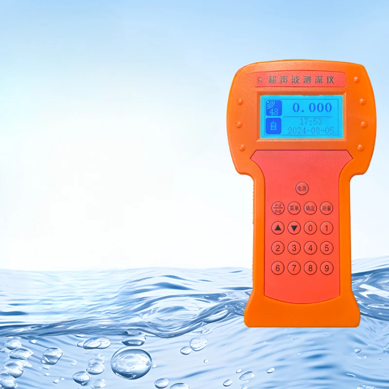 Sounder Ultrasonic Depth Meter Handheld Digital Marine Sounder Probe Lake Water River Sea Gauge Portable