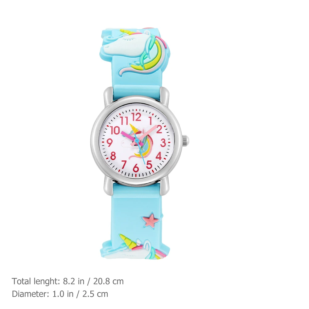 

Unicorn Children Wrist Watch Cartoon Practical Durable Small Size Smooth Surface Kids Birthday Gift Kids Watch