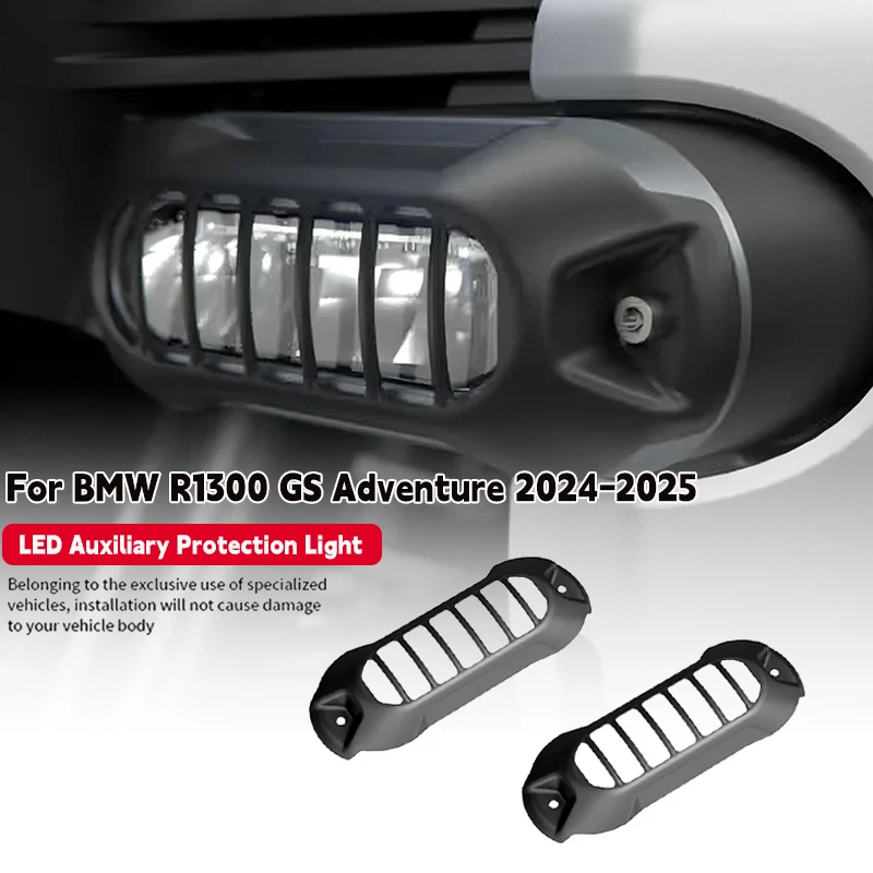 

New 2024 2025 LED Auxiliary Protection Light Motorcycle Accessories Lamp Guards For BMW R 1300 GS Adventure R1300GS ADV