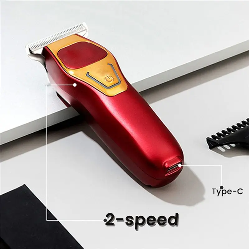 【NEW A39M】 Professional USB Mini Cordless Hair Clipper For Men Shaved Head Hair Trimmer Machine Hair Cutting Machine
