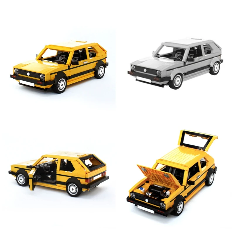 MOC Urban Sportfahrzeuge Baustein-Set Speed MK1 High-Tech Cabriolet Auto-Modell Kinder-Montage-Spielzeug Erwachsenen-Geburtstagsgeschenk – Detail 9