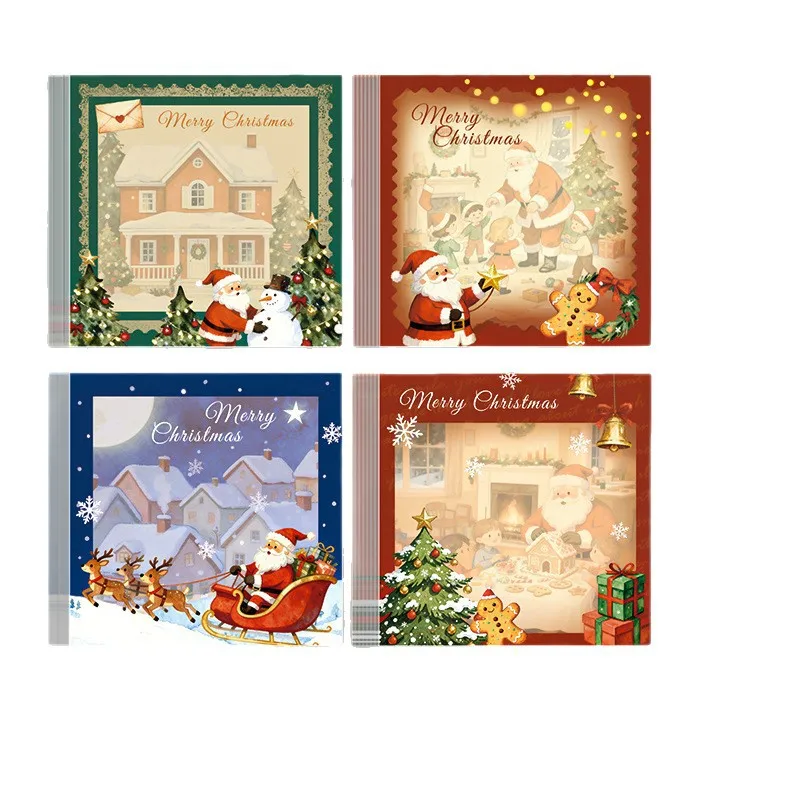 عيد الميلاد كارول المفكرة الرجعية التوضيح المفكرة رصاصة مجلة الديكور عطلة شجرة عيد الميلاد ندفة الثلج المفكرة الإبداعية