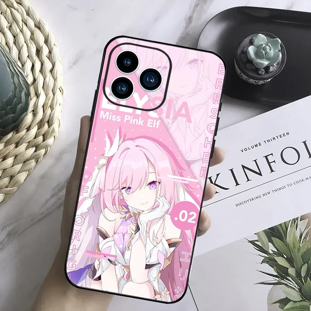 Honkai Impact 3rd Elysia Houkai Phone Case For Samsung Galaxy A51 A71 A41 A21S A11 A03S A12 A32 A52 5G Silicone Cover