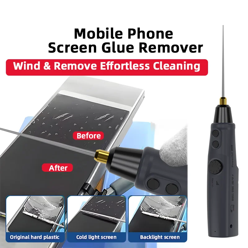 

МЕХАНИЧЕСКИЙ БУЛЬ ОДИН Удаление клея с высоким крутящим моментом для ремонта мобильных экранов Изогнутые экраны Инструмент для удаления жесткого клея OCA